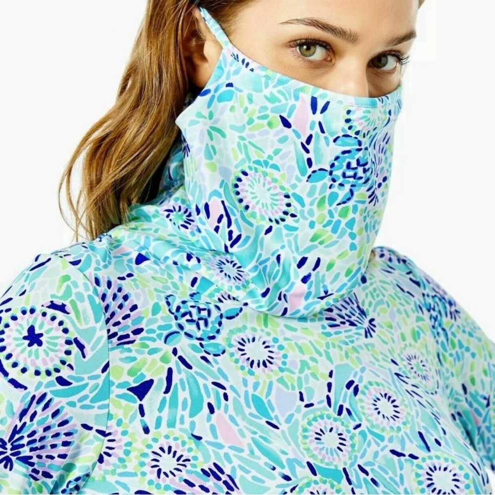 Lilly Pulitzer Size X-Large, Lilshield Spf 50 Meryl Chillylilly - Picture 3 of 4